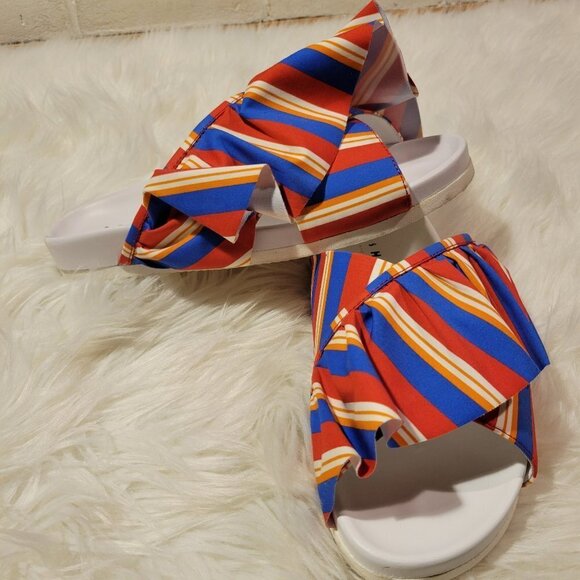 Joshua Sanders - Ruffle Pool Slide Sandals - Picture 5 of 5